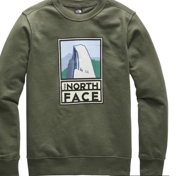 The North Face Bottle Source Crew Fleece Sweatshirt size L - Picture 1 of 7